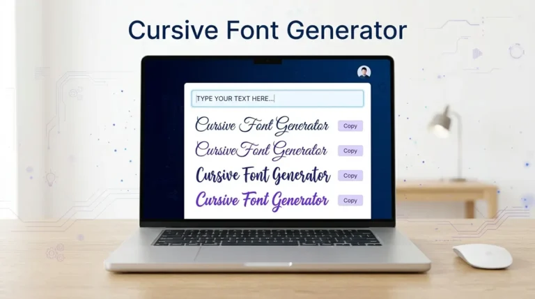 Cursive Text